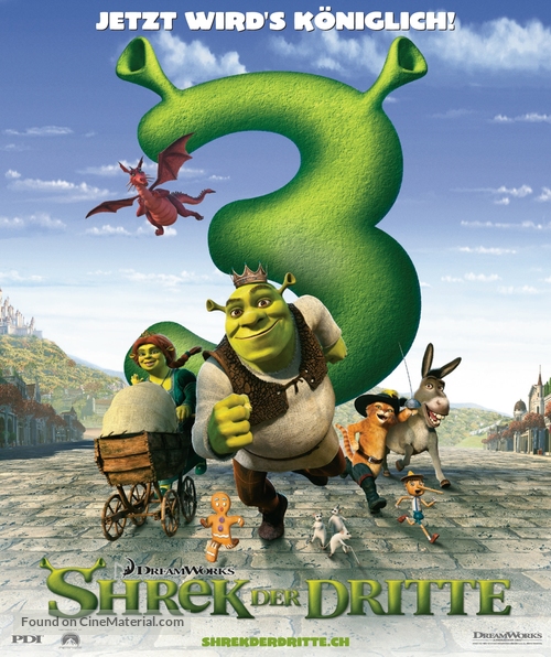 Shrek the Third - German Movie Poster