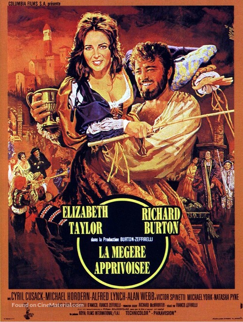 The Taming of the Shrew - French Movie Poster