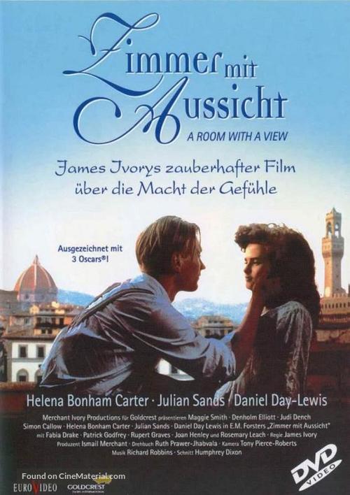 A Room with a View - German DVD movie cover