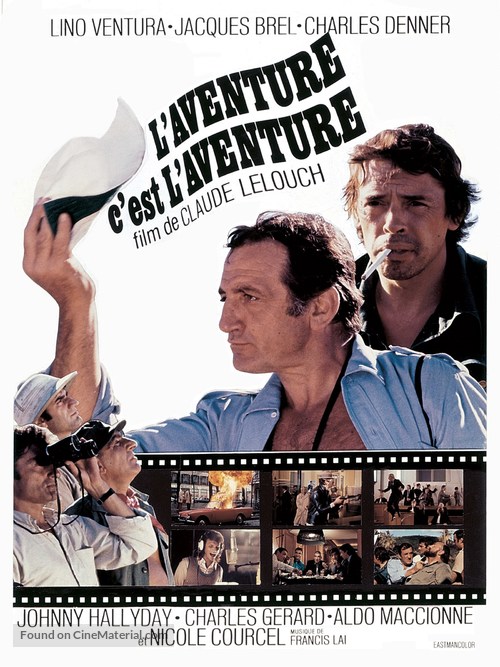 Aventure, c&#039;est l&#039;aventure, L&#039; - French Movie Poster