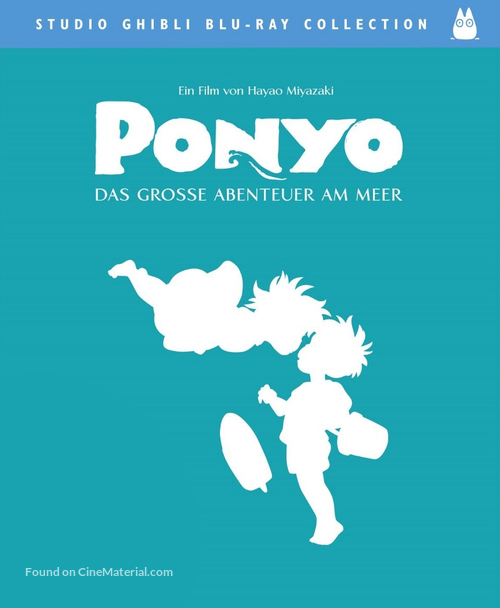 Gake no ue no Ponyo - German Blu-Ray movie cover
