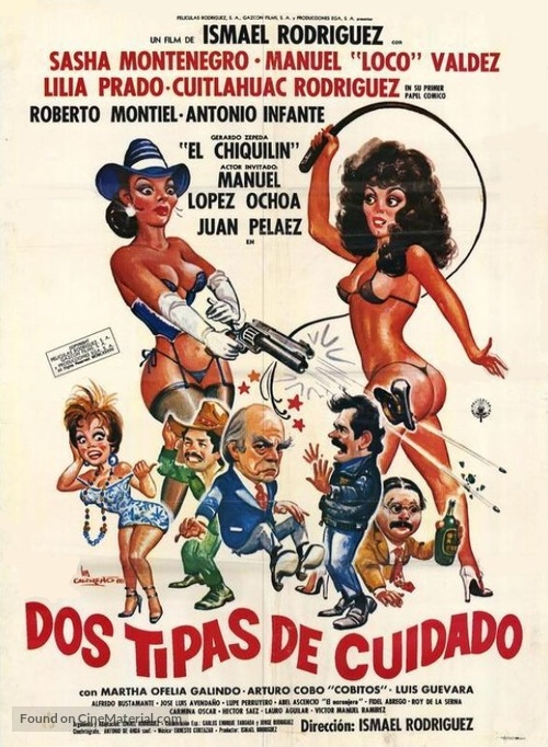Dos tipas de cuidado - Mexican Movie Poster