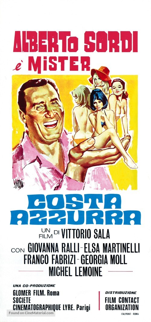 Costa Azzurra - Italian Movie Poster