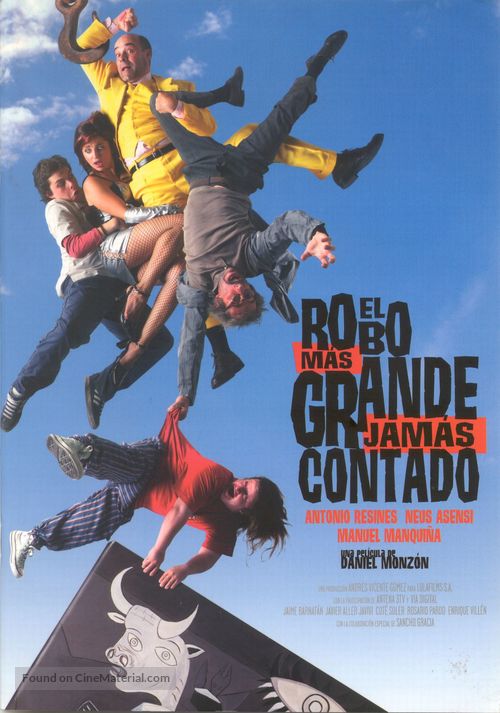 Robo m&aacute;s grande jam&aacute;s contado, El - Spanish Movie Poster