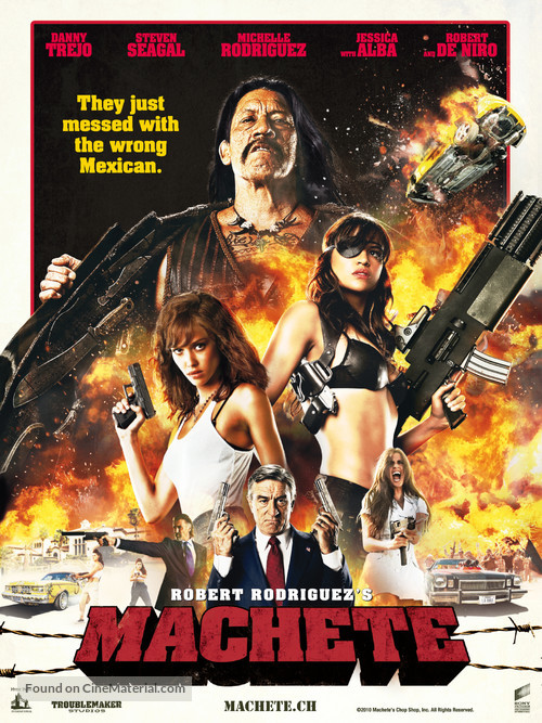 Machete - Swiss Movie Poster