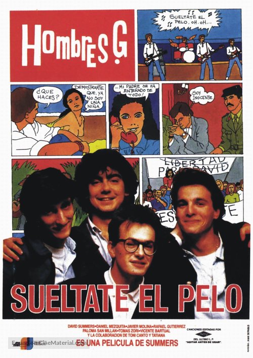 Su&eacute;ltate el pelo - Spanish Movie Poster