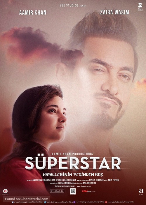 Secret Superstar - Turkish Movie Poster