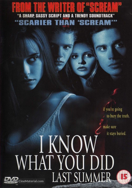 I Know What You Did Last Summer - British Movie Cover