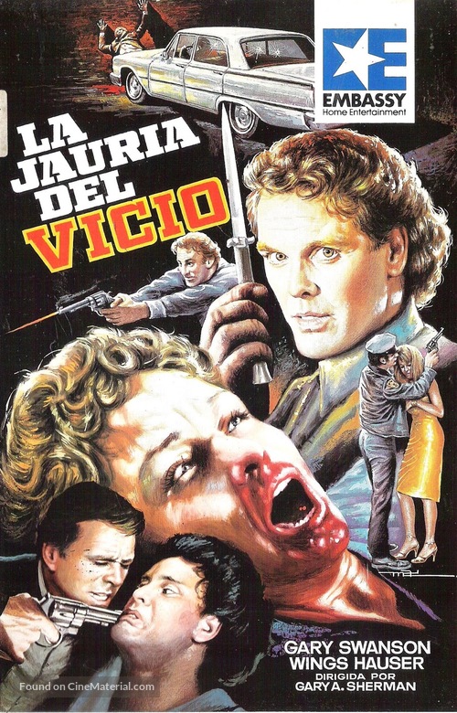 Vice Squad - Spanish VHS movie cover