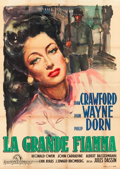 Reunion in France - Italian Movie Poster