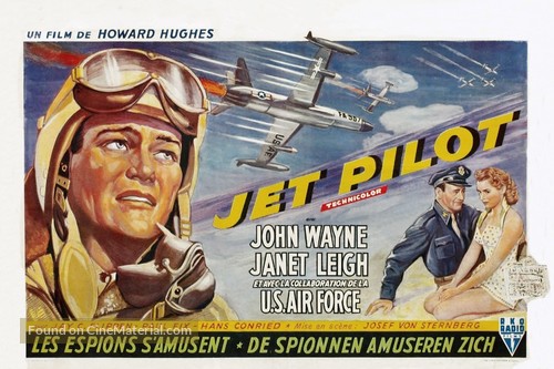 Jet Pilot - Belgian Movie Poster