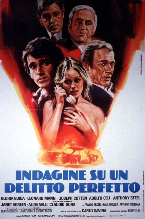 Indagine su un delitto perfetto - Italian Movie Poster