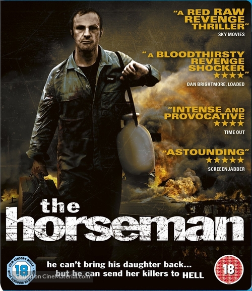 The Horseman - British Blu-Ray movie cover