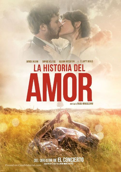 The History of Love - Spanish DVD movie cover