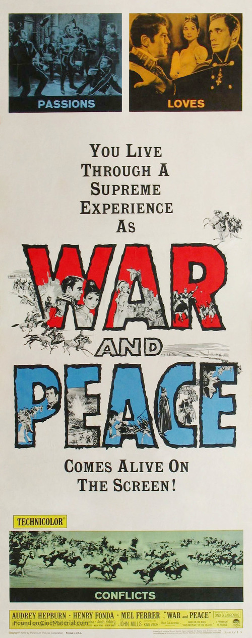 War and Peace - Re-release movie poster
