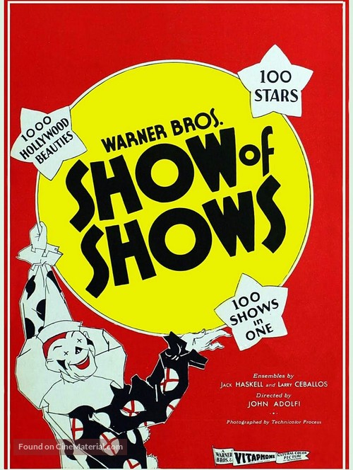 The Show of Shows - Movie Poster