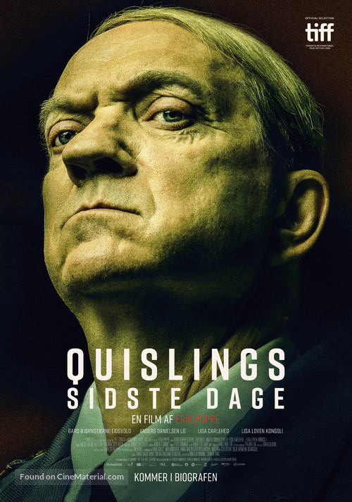 Quislings Siste Dager - Danish Movie Poster