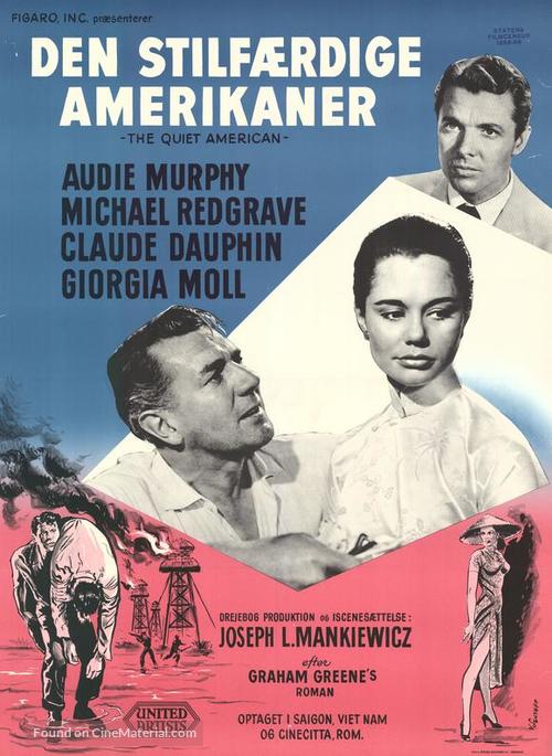The Quiet American - Danish Movie Poster