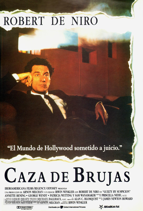 Guilty by Suspicion - Spanish Movie Poster