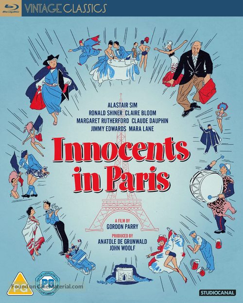 Innocents in Paris - British Blu-Ray movie cover