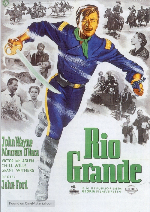 Rio Grande - German Movie Poster