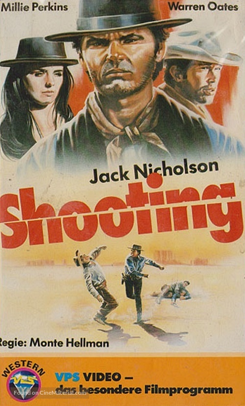 The Shooting - German VHS movie cover