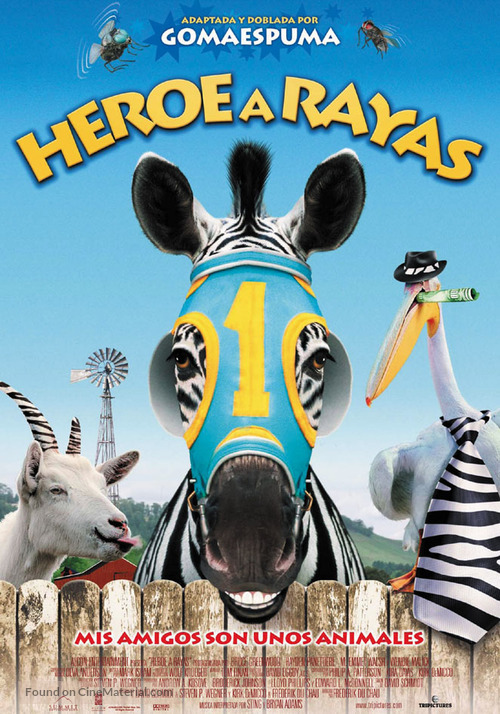 Racing Stripes - Spanish Movie Poster