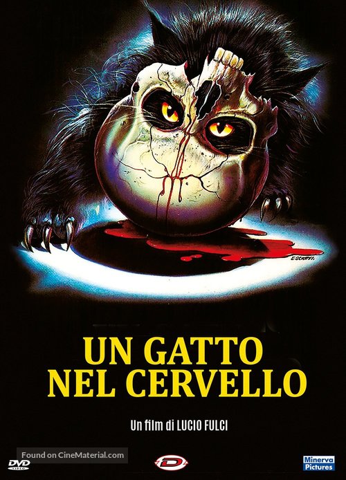 Un gatto nel cervello - Italian DVD movie cover