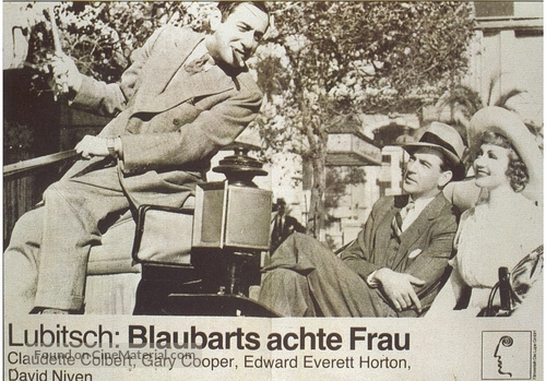 Bluebeard&#039;s Eighth Wife - German poster