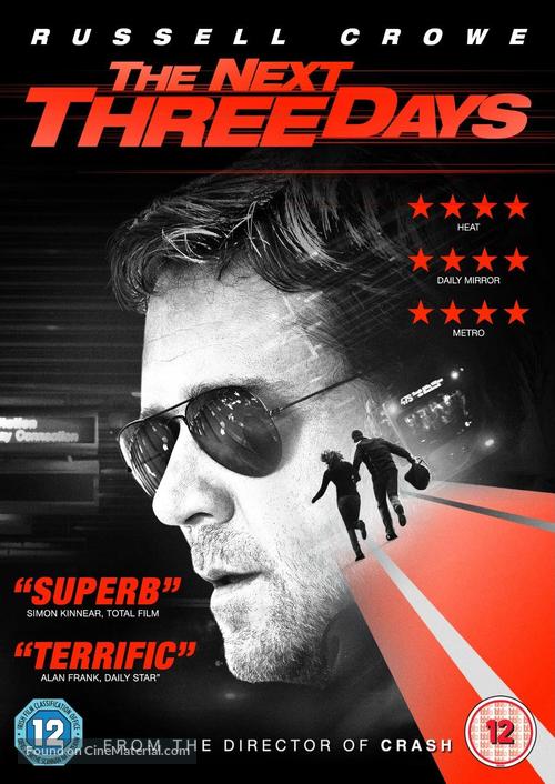 The Next Three Days - British DVD movie cover