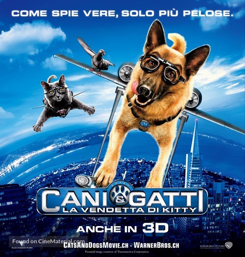 Cats &amp; Dogs: The Revenge of Kitty Galore - Swiss Movie Poster