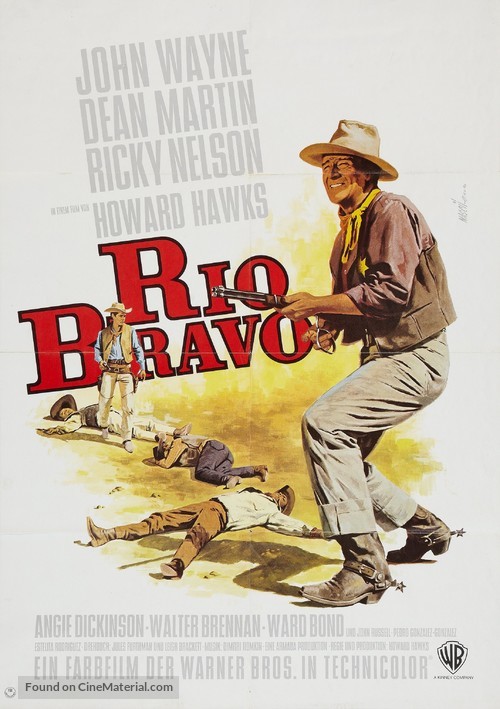 Rio Bravo - German Movie Poster