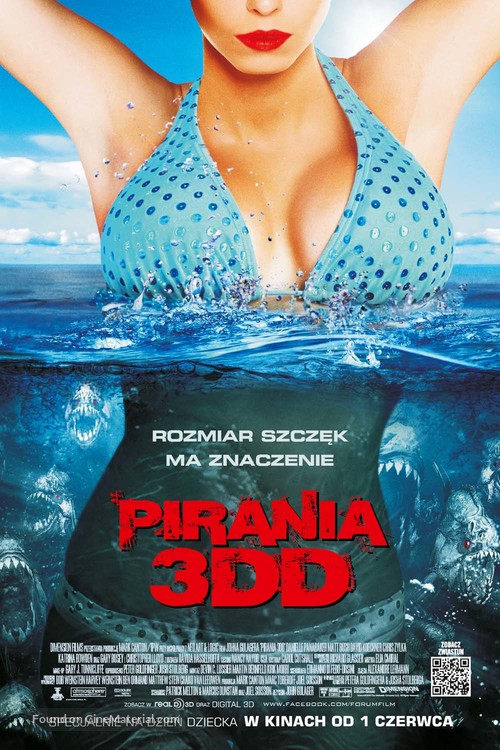 Piranha 3DD - Polish Movie Poster