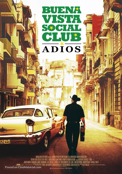 Buena Vista Social Club Adios - Belgian Movie Poster