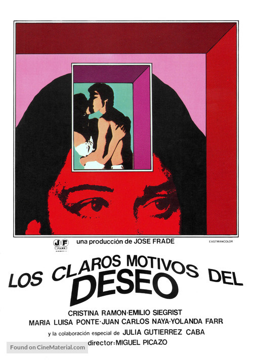 Los claros motivos del deseo - Spanish Movie Poster