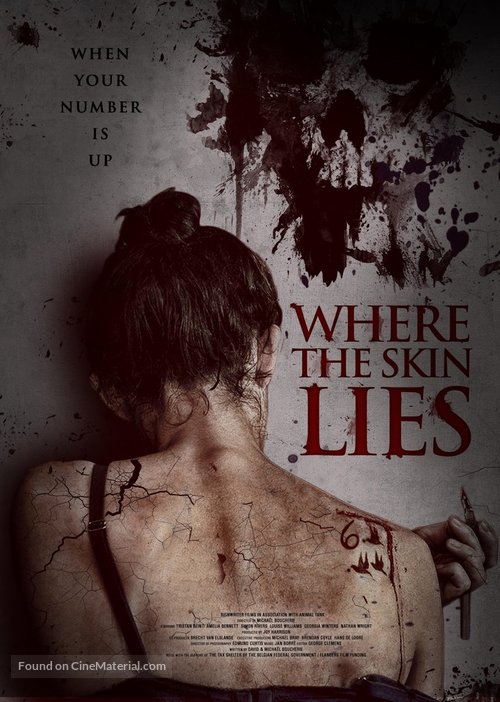 Where the Skin Lies - British Movie Poster