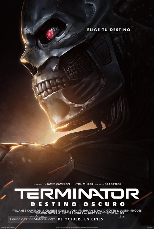 Terminator: Dark Fate - Spanish Movie Poster