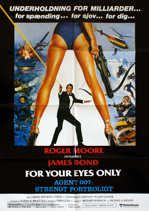 For Your Eyes Only - Danish Movie Poster