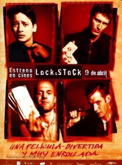 Lock Stock And Two Smoking Barrels - Spanish DVD movie cover