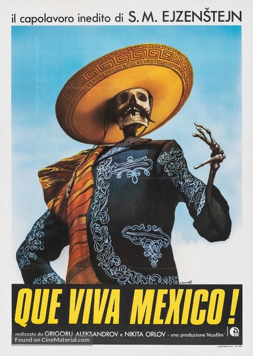 &iexcl;Que viva Mexico! - Italian Movie Poster