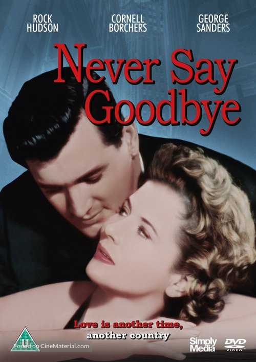 Never Say Goodbye - British DVD movie cover