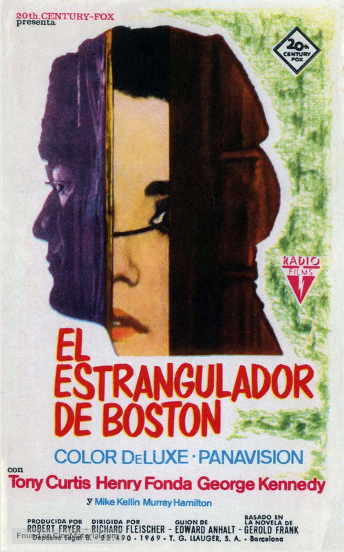 The Boston Strangler - Spanish Movie Poster