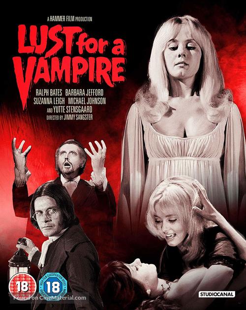 Lust for a Vampire - British Blu-Ray movie cover
