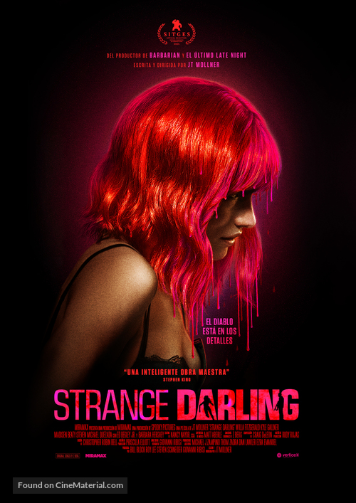 Strange Darling - Spanish Movie Poster