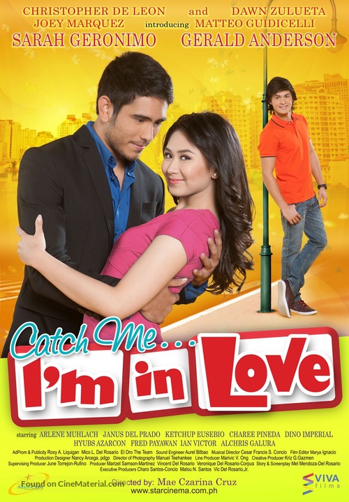 Catch Me... I&#039;m in Love - Philippine Movie Poster