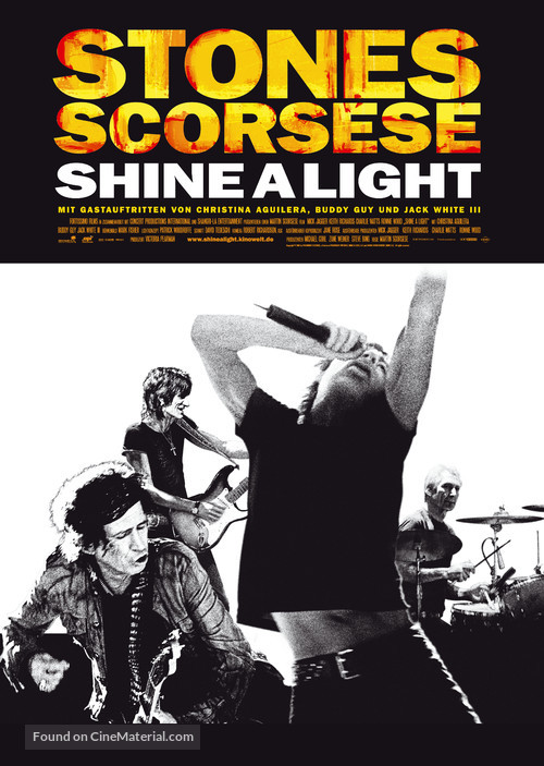 Shine a Light - German Movie Poster