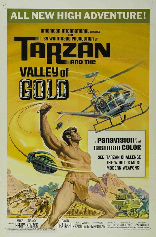 Tarzan and the Valley of Gold - Movie Poster