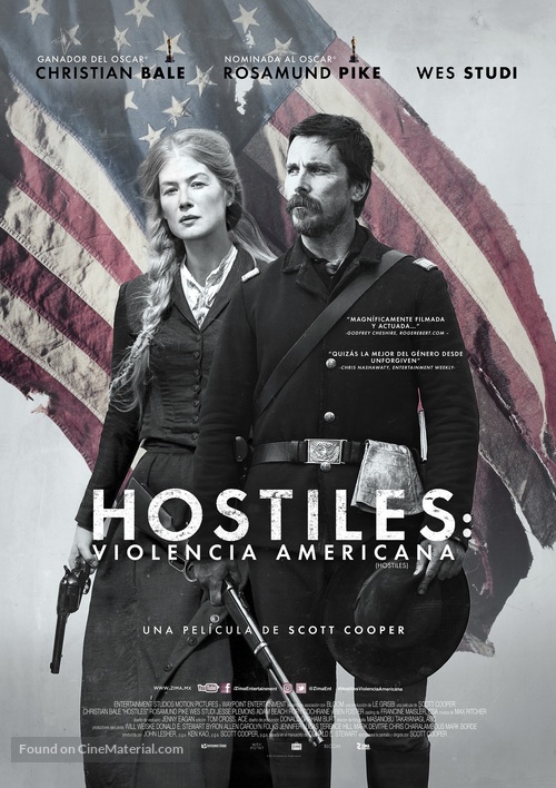 Hostiles - Mexican Movie Poster