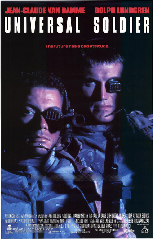 Universal Soldier - VHS movie cover