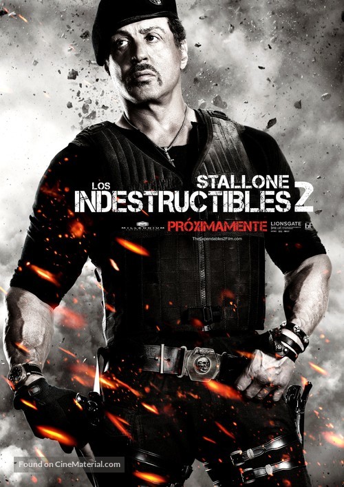 The Expendables 2 - Chilean Movie Poster